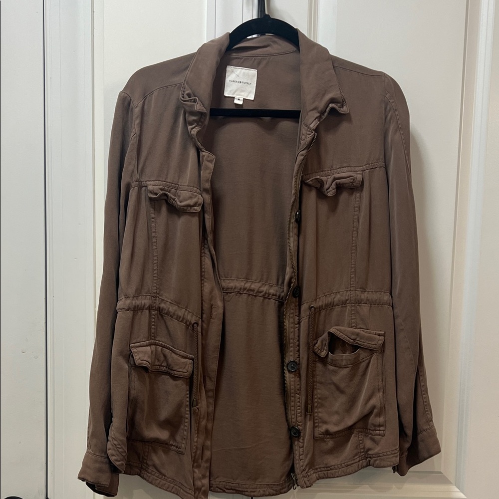 Thread & Supply Utility Jacket in Brown
